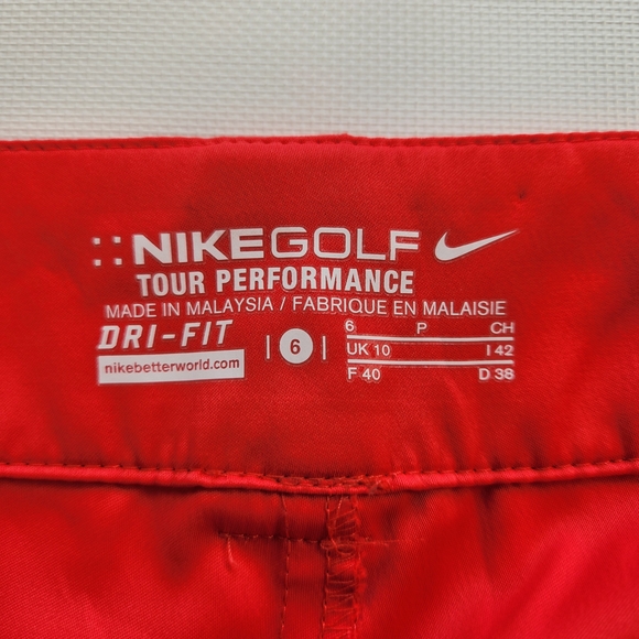 Nike Women's Pink Golf Skort Athletic Shorts Dri-Fit - Picture 7 of 16